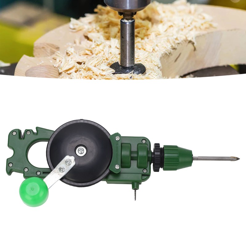 Multifunctional Hand Crank Drill Knife Sharpener Glass Cutter ABS Tool