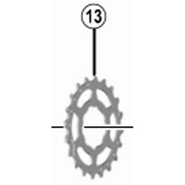 Shimano Repair Parts 20T Gear B (for 11-32T) CS-5800 Y1PJ20100