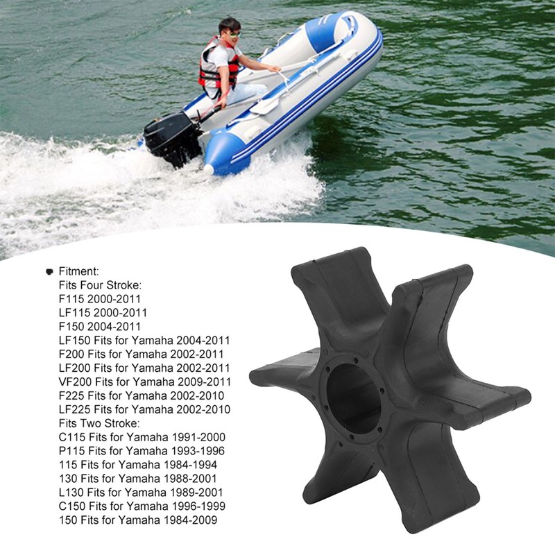 Outboard Motor Water Pump Impeller 6E5‑44352‑01/02/03 Fits for 115‑250hp