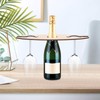 BESTOYARD 3 Pcs Wine Glass Holder Wood Wine Glass Drying