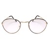 Round Gold Frame Old School True Vintage 80s 90s Reader