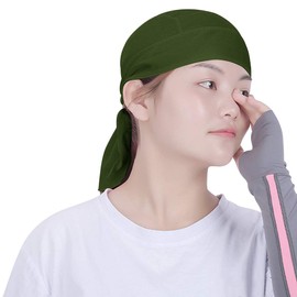 JIAHG Sports Bandana Cap Hat Quick-Drying Anti-UV Protection Women Men Headscarf Pirate Hat Biker Scarf Headband Bicycle Cycling Motorcycle Headwear Hat