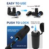 TOPICK Heavy-Duty Trailer Hitch Lock Set, Includes Coupler Ball Lock,