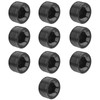 Glarks 10Pcs Carbon Steel 1/4'' Pipe Plug Fitting