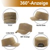 KRYMXAR Military Cap for Men, Retro Style Army Cap with