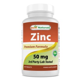 Suplemento de gluconato de zinc Best Naturals 50 mg 2