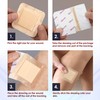 MEDca Silicone Foam Dressing w/Adhesive Border 3"x3" (Pack of 10)