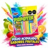 Popotix Mini 100 pzs Polvo Acidito Sabor Frutal Las Delicias