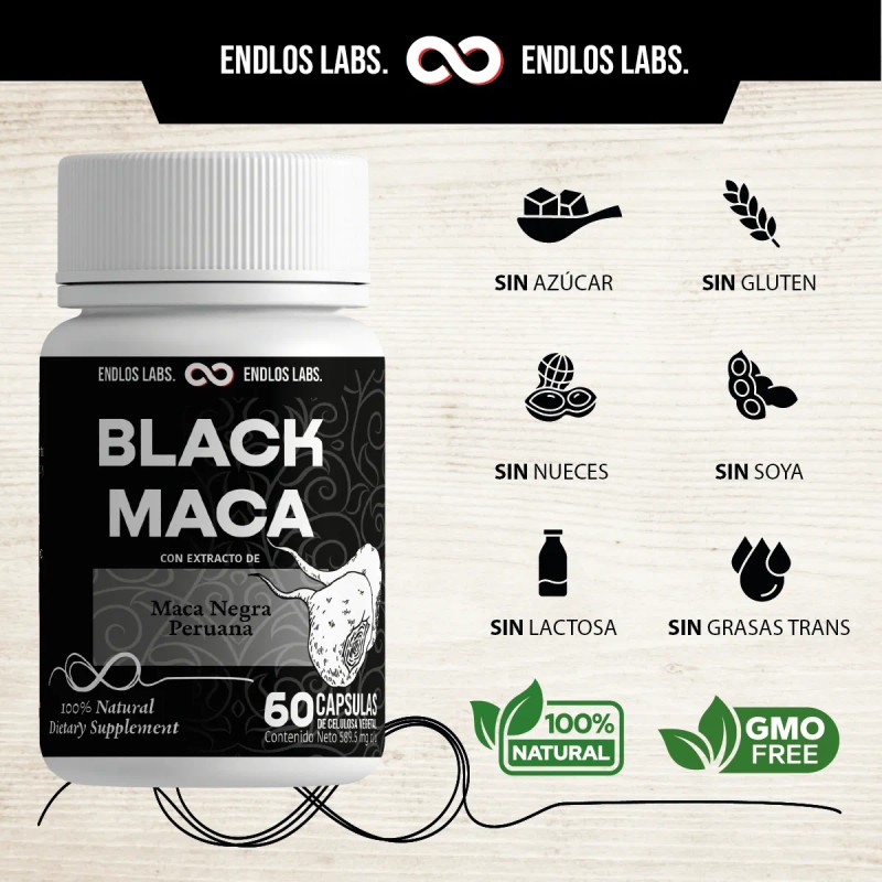Maca Negra 60 | Precursor Testosterona | Testo Vegano (1)