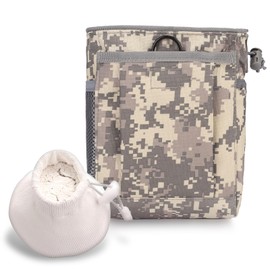 YERGOFE Compact Climbing Chalk Bag for Rock Climbing - Chalk Ball - Tactical Molle Pouch Waist Bag for Bouldering, Gym, Weightlifting, Climbing Gear and Gift (Combat-PX)