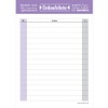 PRICARO Typo Shopping List Purple A6 Pack of 5
