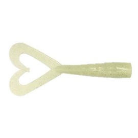 5" Fat Twin Tail Lure Glow 6 Packs 8 Pieces/Pack