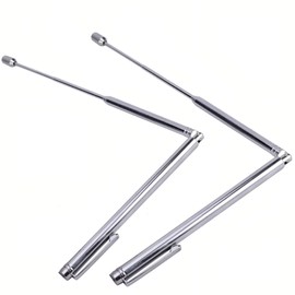 LIFTATAPA Dowsing Rods, 2PCS Retractable Divining Rods for Dousing Ghost Hunting Spirit, Witching Sticks for Water Divining, Energy Healing, Detect Gold, Yes No Questions etc