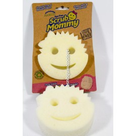 Scrub Daddy 2 Scrub Daddy Dual-Sided Sponge and Scrubber- Scrub Mommy Dye/Scratch Free