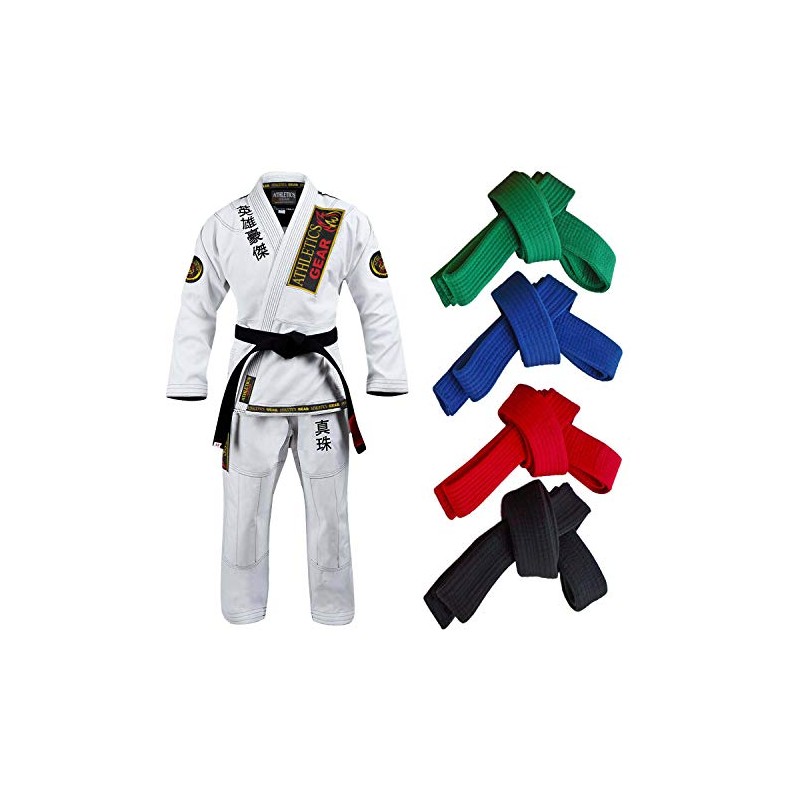 Athletics Gear AG Martial Arts Karate Belt, 100% Cotton with