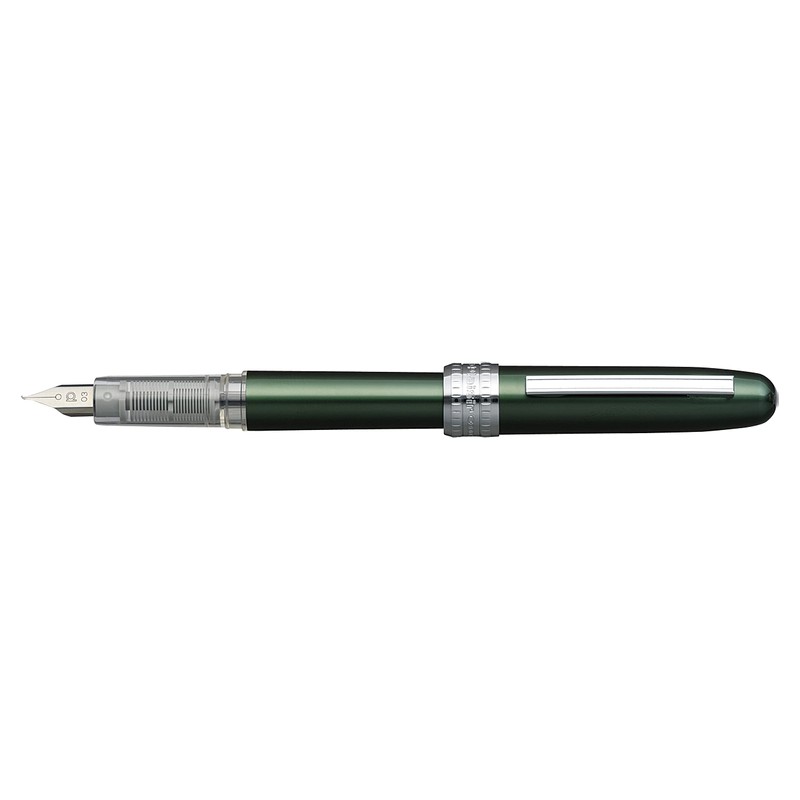 PLATINUM, penna stilografica con pennino sottile 1 Green