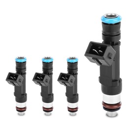 Frankberg 4x Einspritzventil 2-polig Benzin Kompatibel mit Adam M13 Cruze Schrägheck J305 Astra J CaR.A.Van J Cascada W13 Aveo Schrägheck T300 Trax Replace# 0280158205