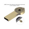 USB Flash Drive 16GB/32G/64G/128G Thumb Metal 2.0 Portable Waterproof Metal