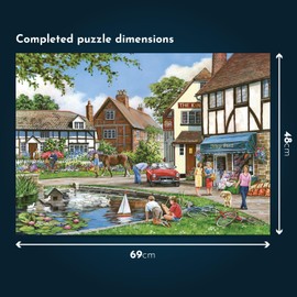 The House of Puzzles Storytime Puzzle - 1000 Piece Puzzles for Adults, Artist Illustrated, Scenic Landscape, Deluxe Puzzle Gifts
