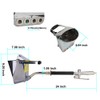 Ouya 4 Jet Plaster and Stucco Sprayer Pneumatic Cement Mortar