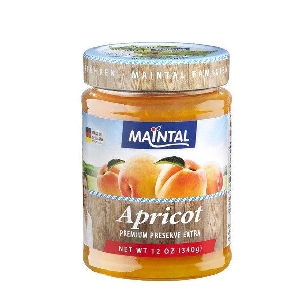 Maintal Bavarian Apricot Fruit Preserve, 3 pack (12 oz. Jars)