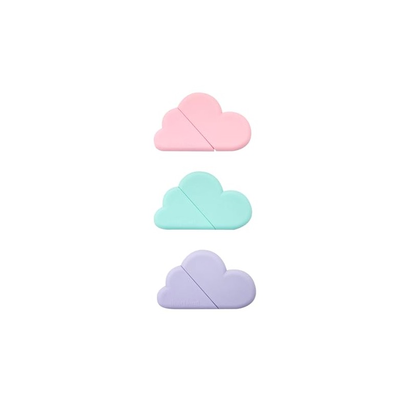 dearcloud Pastel Clouds Smoothing Dermaplane Facial Razor Set - Smooth