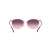 Coach HC8361F CH617 Sunglasses, TRANSPARENT PINK GRADIENT FRAME / PURPLE