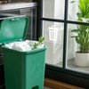 YIKIADA 10 Pack Recycle and Trash Transparent Stickers 6 ×