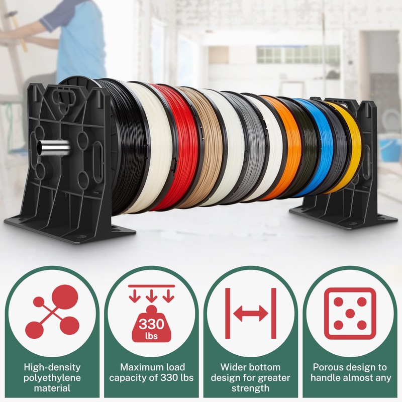 Multi Purpose Wire Dispenser Cable Wire Spool Rack Wire Spool