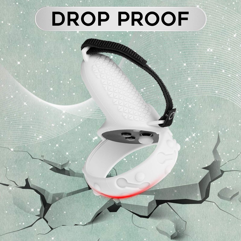 (1 Pair) Orzero Silicone Controller Cover Compatible for Quest 2,