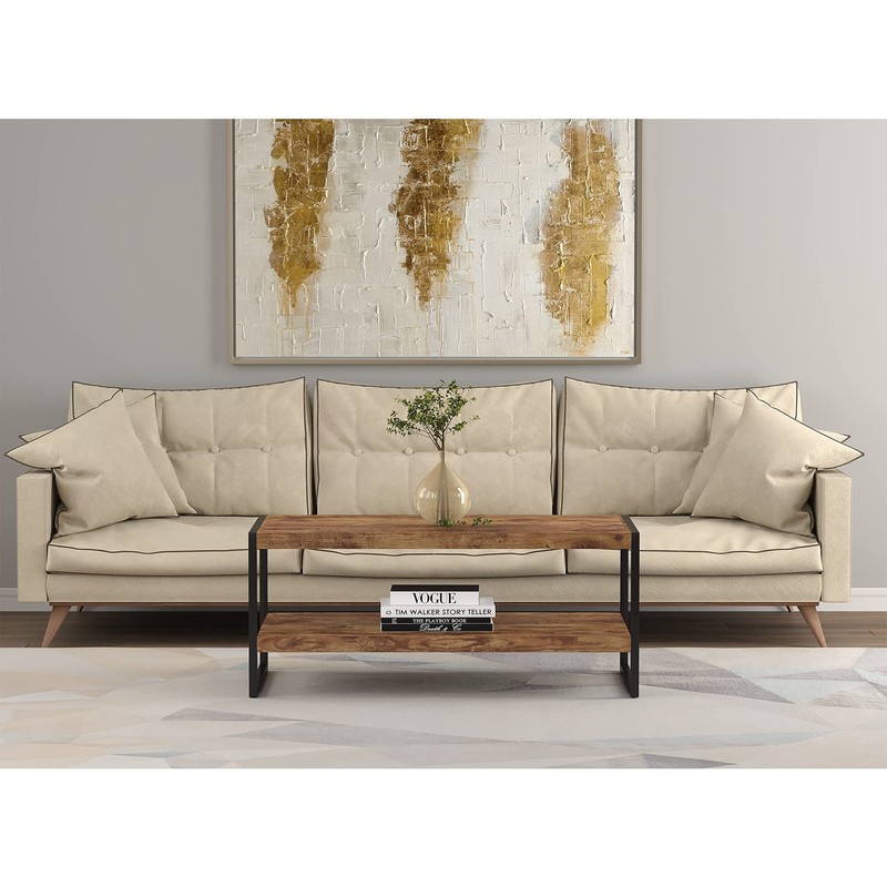 Safdie Coffee Sofa Table, 47.25" L x 23.25" W x
