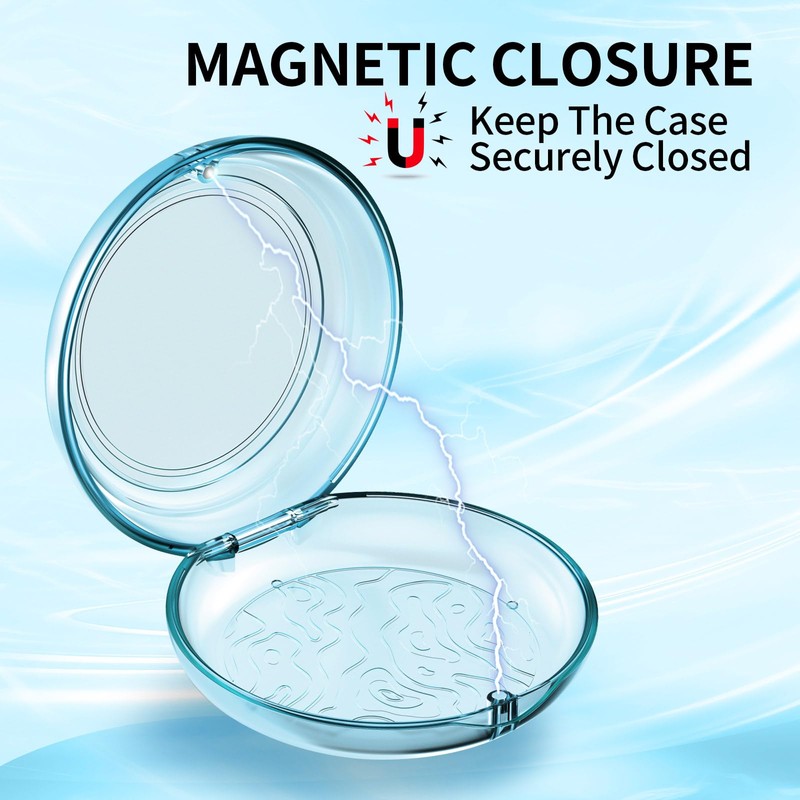 Retainer Case, Cute Retainer Case with Magnetic Closure Hinged Lid