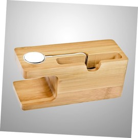 DOITOOL Watch Charging Stand Cell Phone Stand Charging Station for Watch Wooden