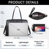 Laptop Bag for Women 15.6 Inch Laptop Tote Bags PU