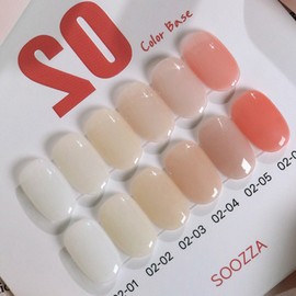 Sujja Gel No. 2 Color Base 6 Types Individual Nudi Syrup Gel / 수짜젤 2번 컬러베이스 6종 단품 누디시럽젤