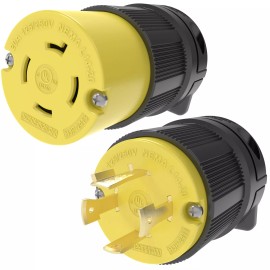 Journeyman-Pro L14-20 Plug + Connector Set Extension Power Cord Ends L14-20P L14-20R / L14-20C