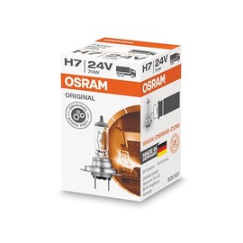 OSRAM 64215 ORIGINAL H7, halogen headlamp, 64215, 24V truck, folding carton box (1 unit)
