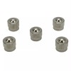 Milton (0725.) Tire Valve Dome Caps (5 Pack) - Solid
