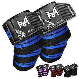 MERCURYAL 2 Knee Pads Gym - Knee Support for Weightlifting - Crossfit Knee Pads - Knee Support Gym Powerlifting - Sports Fitness - Powerlifting Knee Pads for Men and Women