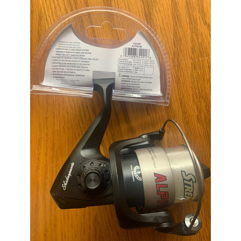 SHAKESPEARE ALPHA 35B SPINNING REEL
