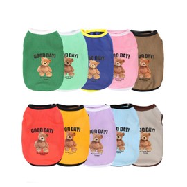 Ittokis 10 Pack Dog Cooling Shirts Breathable Instant Cooling Dogs Vest Lightweight for Summer Dog Clothes cat Clothes