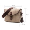Camera Bag Wax Oil Leather Retro Easy Carrying Wear Resistance