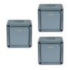 Weatherproof Electrical Outdoor Switch, Single Wall Light Switch IP66 Waterproof,