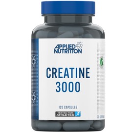 Applied Nutrition Creatine Monohydrate Capsules 3000mg Per Serving – High Strength Gym Supplement for Men & Women – Unflavoured Energy & Performance Support for Workout (120 Capsules – 30 Servings)