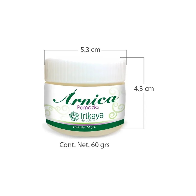 Pomada De Arnica De Trikaya Herbolaria, Golpes, Moretones
