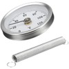 Yoiimiya 63mm Pipe -on Dial Thermometer Temperature Round Plate Gauge