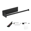 Wowfill Kitchen Paper Holder Magnet Stainless Steel Towel Bar Folding