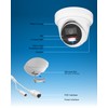 Anpviz 5MP PoE IP Camera, Strobe Red & Blue Light