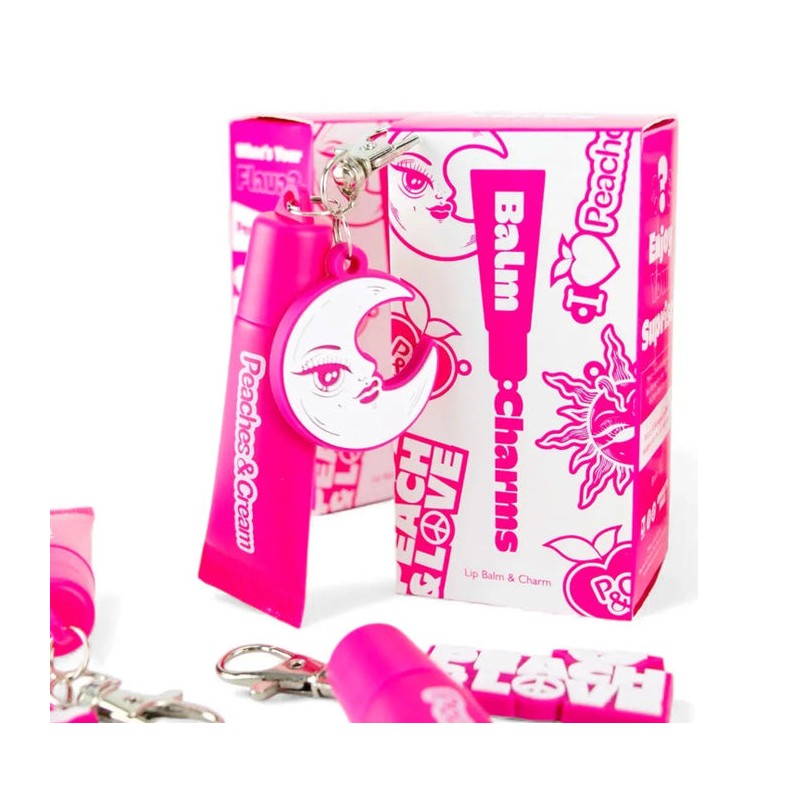 PEACHES AND CREAM LUCKY DIP LIP BALM CHARM, PEACHES &