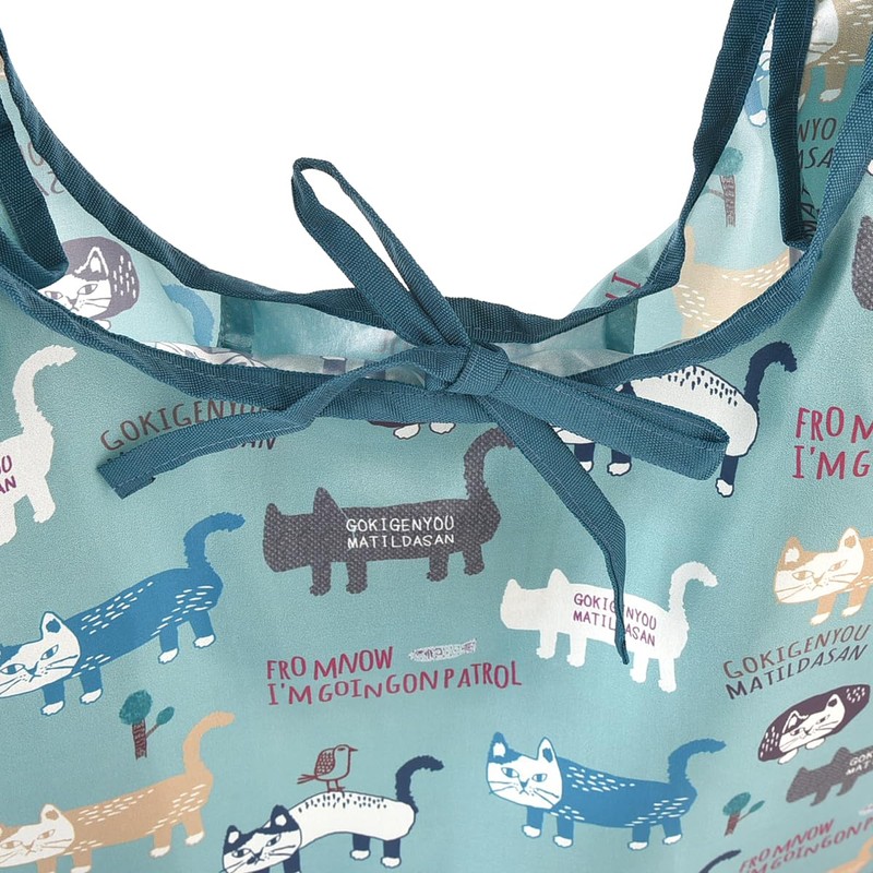 KUSUGURU Eco Bag with Carabiner, green